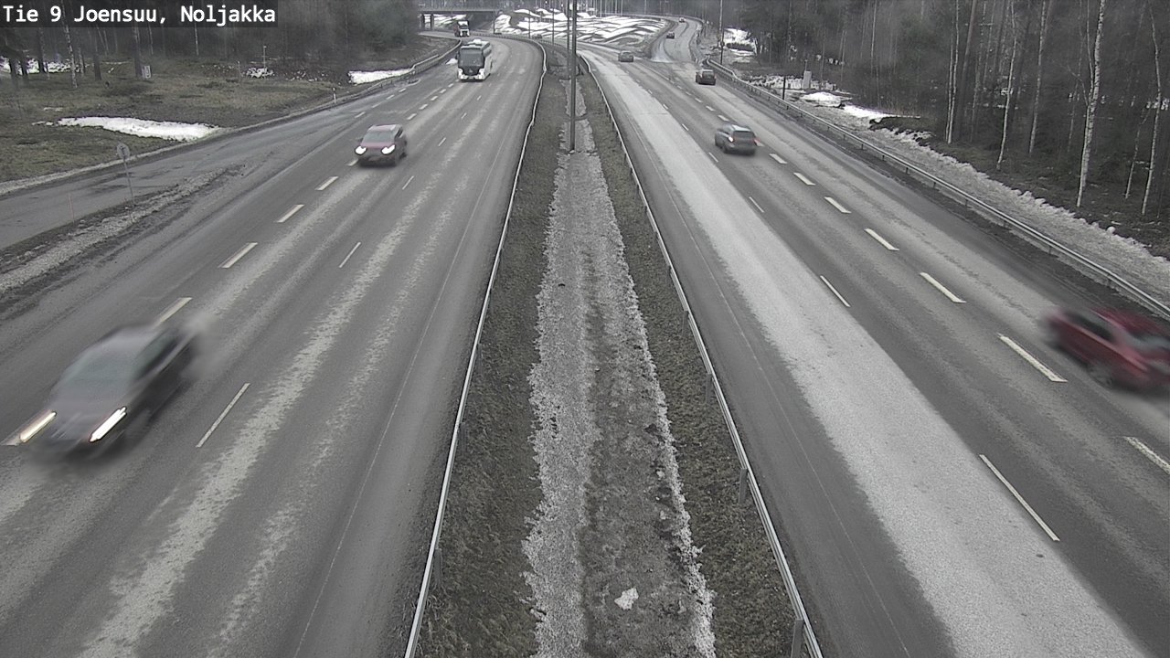 Weather Camera Image Road 9 Joensuu, Noljakka, Joensuu, Pohjois-Karjala