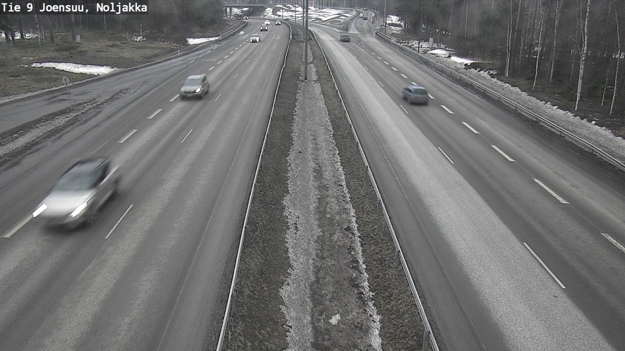 Weather Camera Image Road 9 Joensuu, Noljakka, Joensuu, Pohjois-Karjala