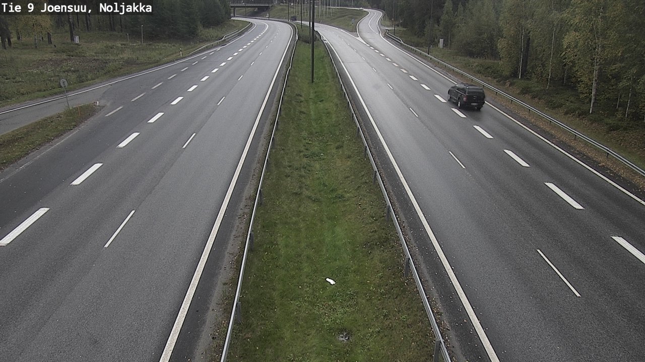 Weather Camera Image Road 9 Joensuu, Noljakka, Joensuu, Pohjois-Karjala