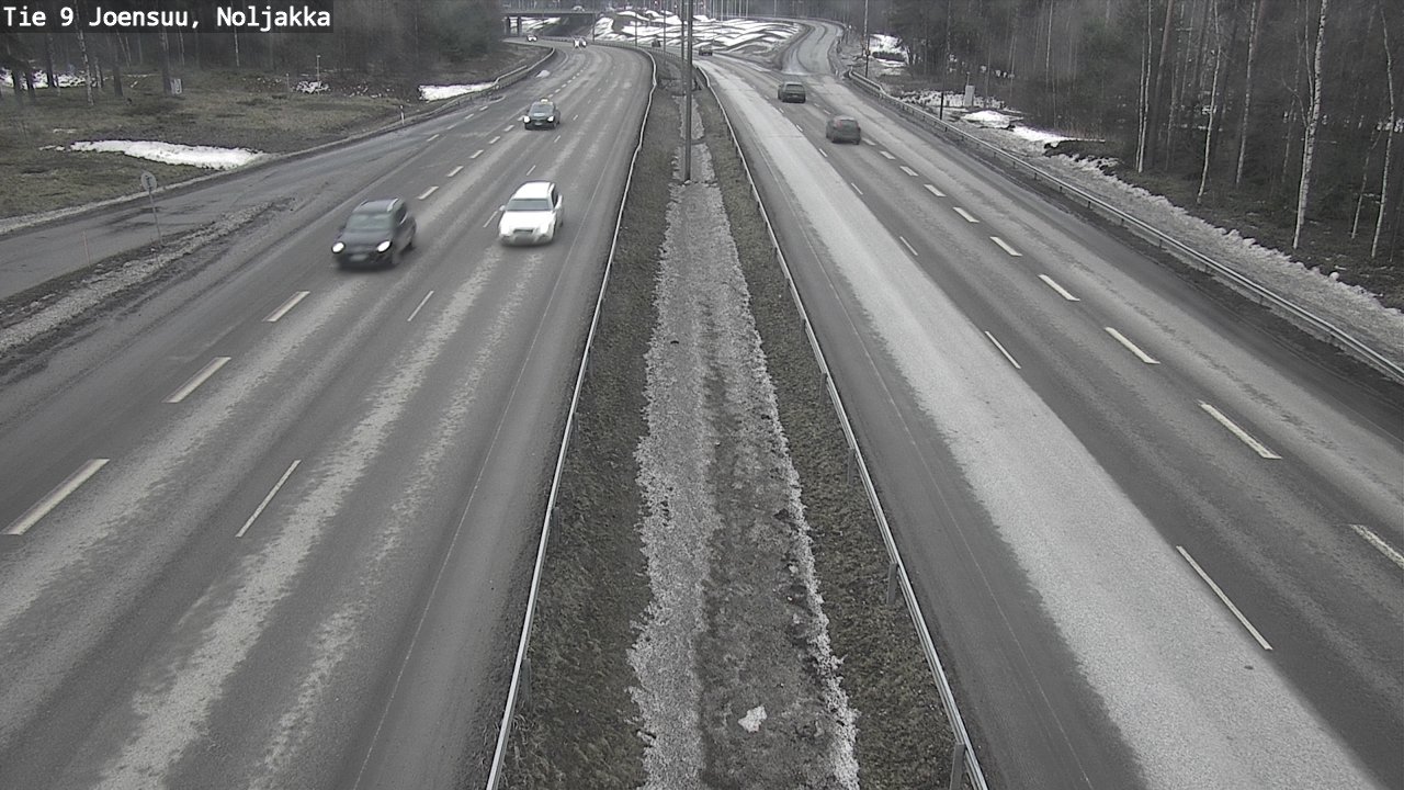 Weather Camera Image Road 9 Joensuu, Noljakka, Joensuu, Pohjois-Karjala