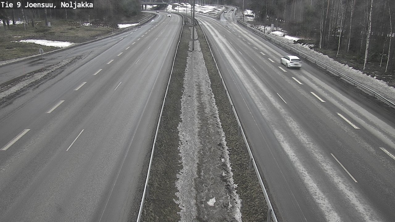 Weather Camera Image Road 9 Joensuu, Noljakka, Joensuu, Pohjois-Karjala