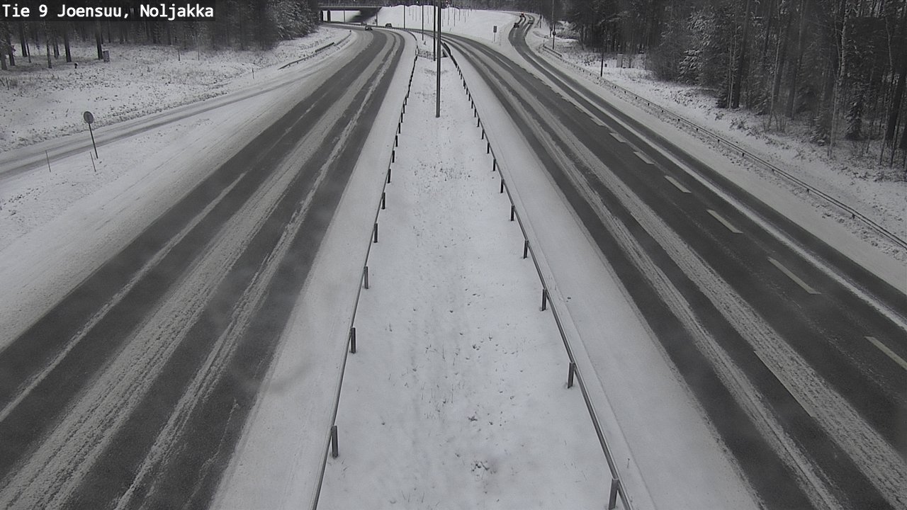 Weather Camera Image Road 9 Joensuu, Noljakka, Joensuu, Pohjois-Karjala