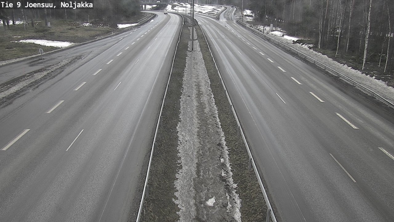 Weather Camera Image Road 9 Joensuu, Noljakka, Joensuu, Pohjois-Karjala