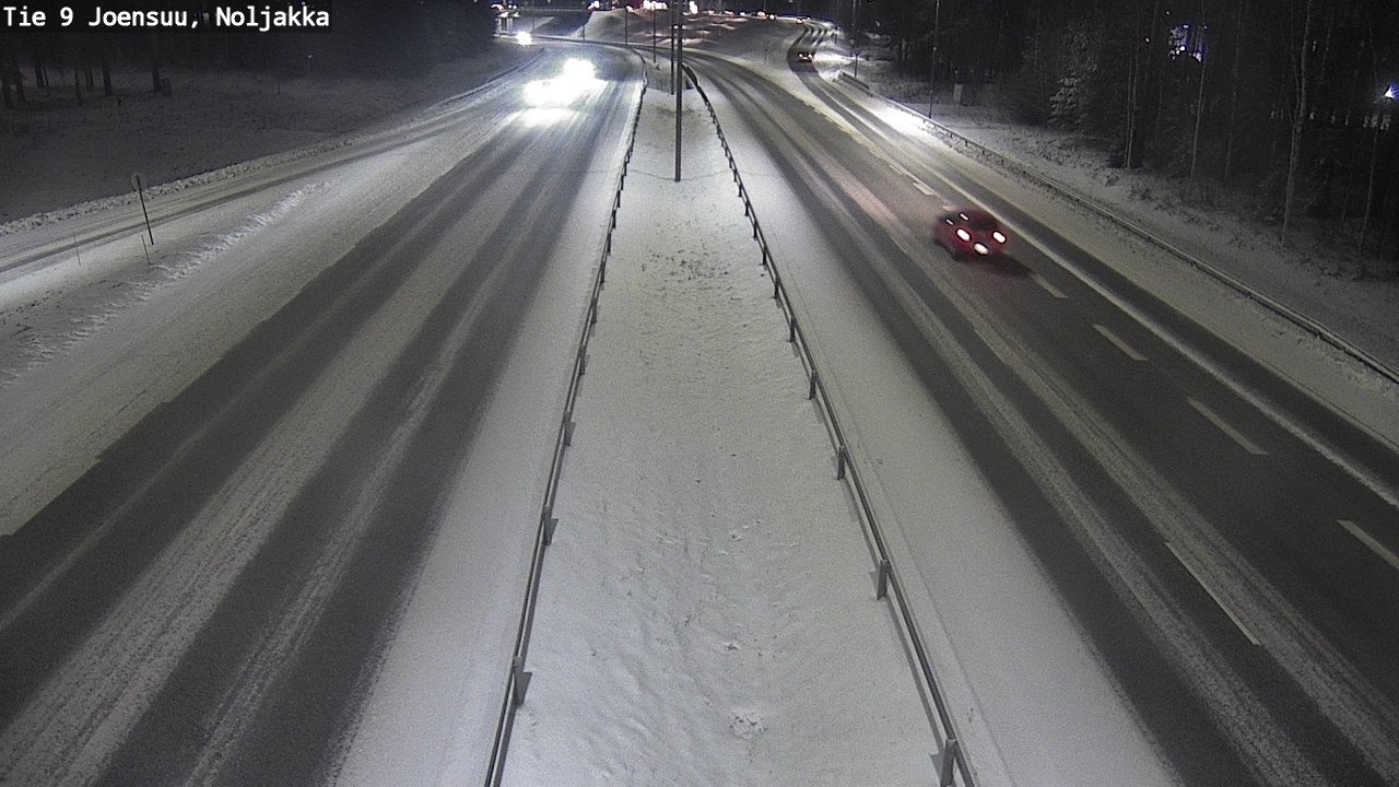 Weather Camera Image Road 9 Joensuu, Noljakka, Joensuu, Pohjois-Karjala
