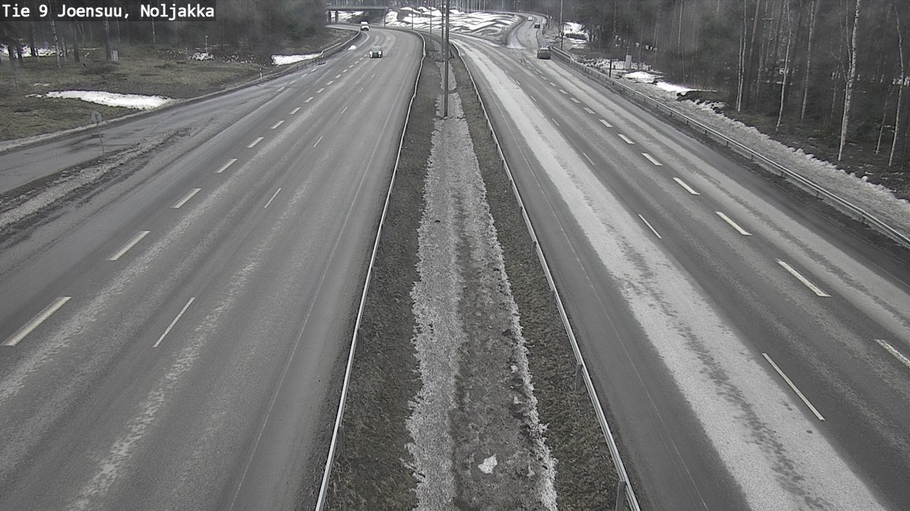 Weather Camera Image Road 9 Joensuu, Noljakka, Joensuu, Pohjois-Karjala