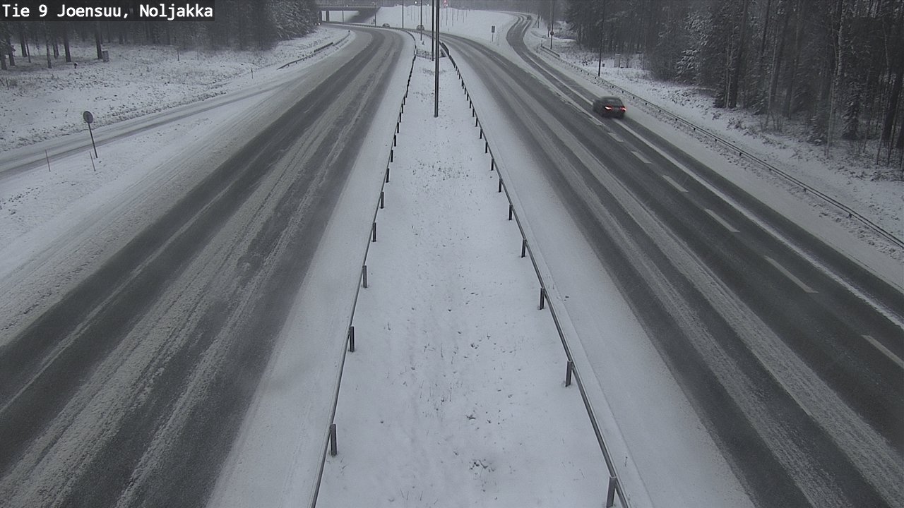 Weather Camera Image Road 9 Joensuu, Noljakka, Joensuu, Pohjois-Karjala