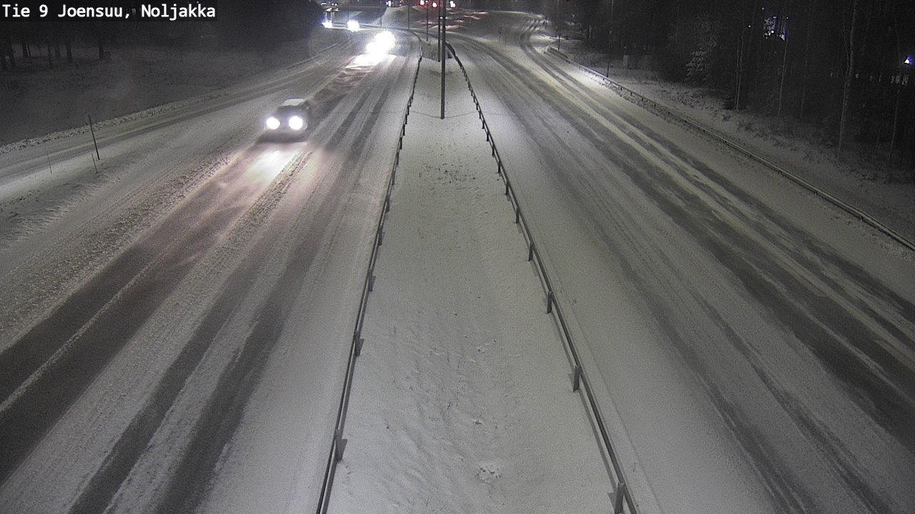 Weather Camera Image Road 9 Joensuu, Noljakka, Joensuu, Pohjois-Karjala
