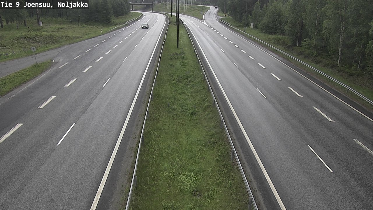 Weather Camera Image Road 9 Joensuu, Noljakka, Joensuu, Pohjois-Karjala