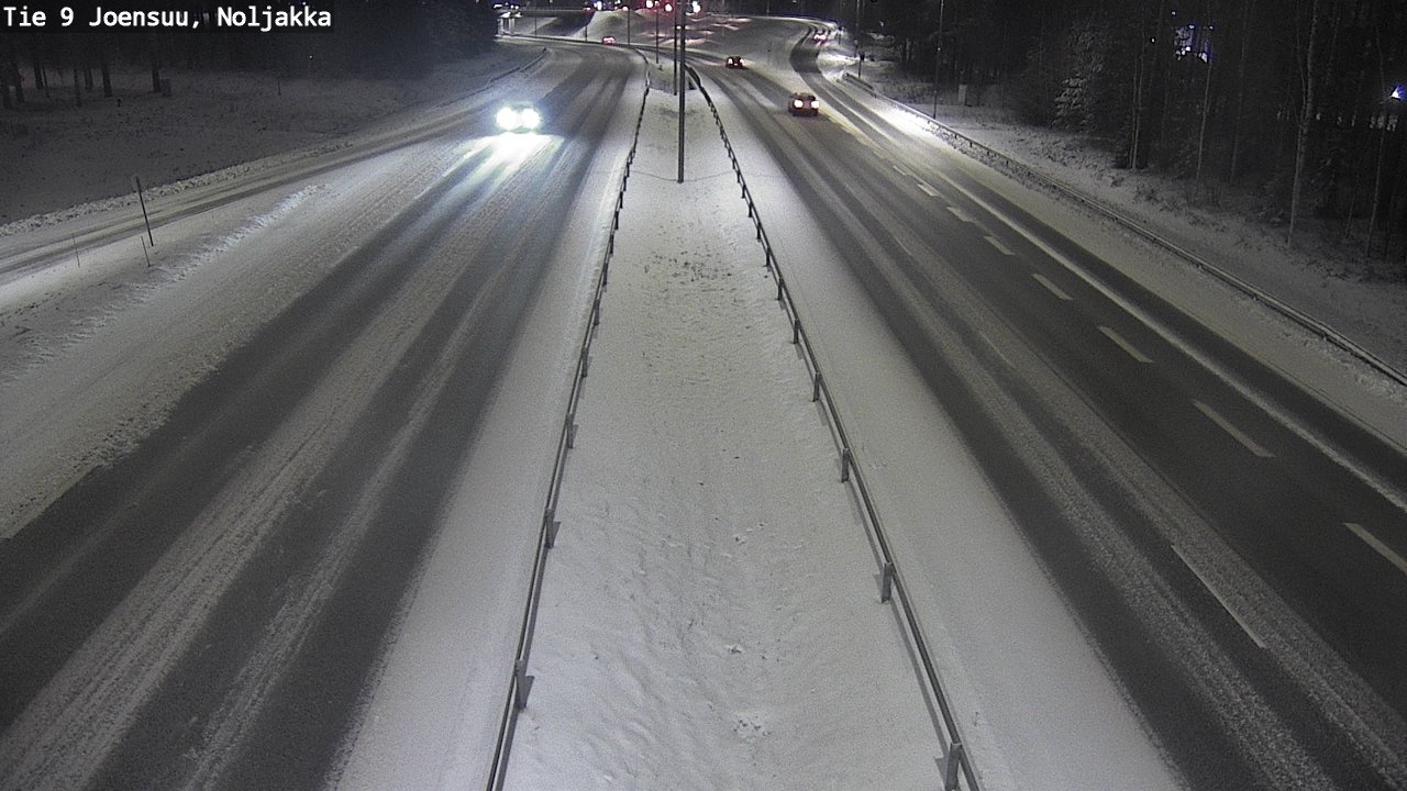 Weather Camera Image Road 9 Joensuu, Noljakka, Joensuu, Pohjois-Karjala