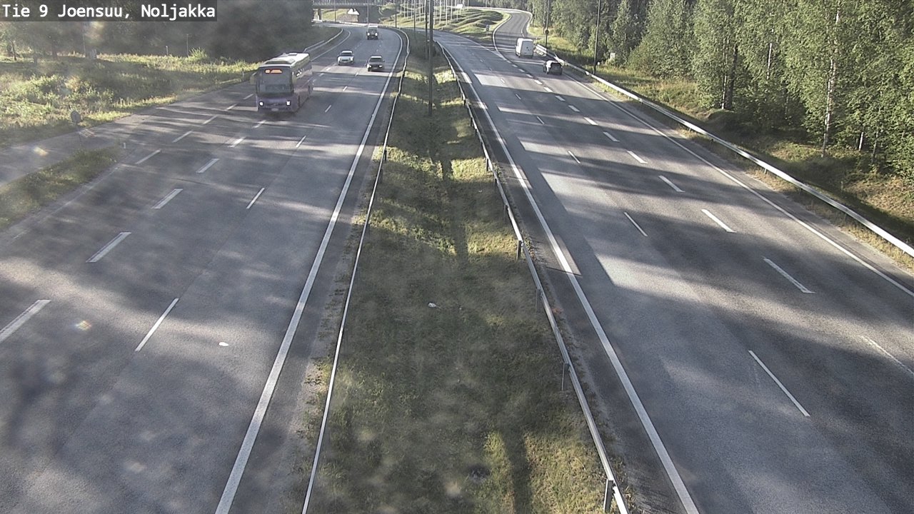 Weather Camera Image Road 9 Joensuu, Noljakka, Joensuu, Pohjois-Karjala