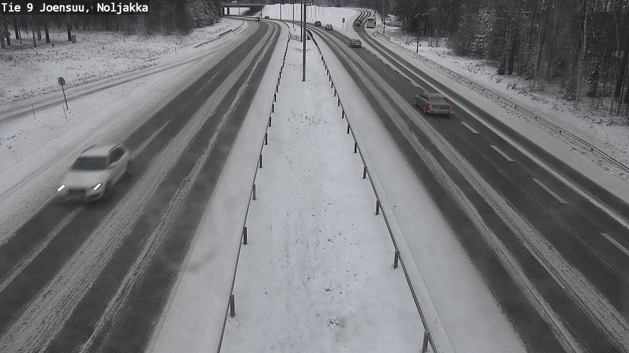 Weather Camera Image Road 9 Joensuu, Noljakka, Joensuu, Pohjois-Karjala