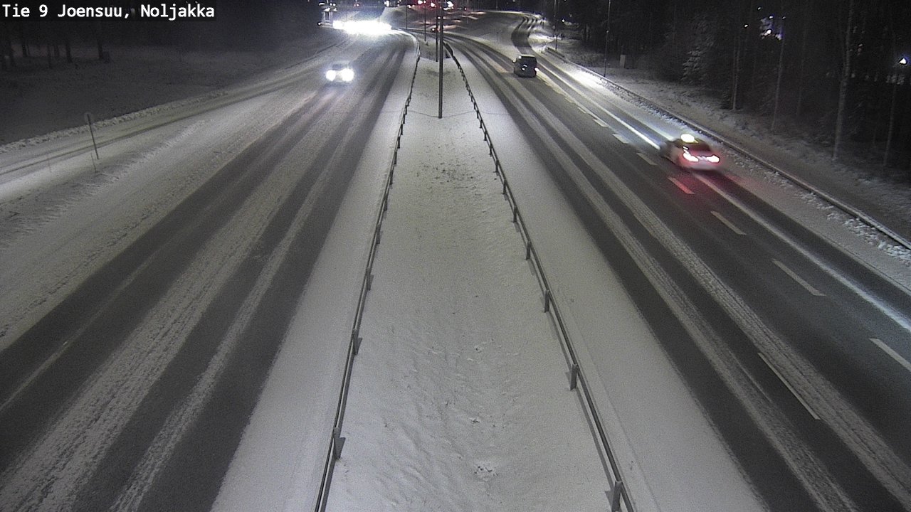 Weather Camera Image Road 9 Joensuu, Noljakka, Joensuu, Pohjois-Karjala