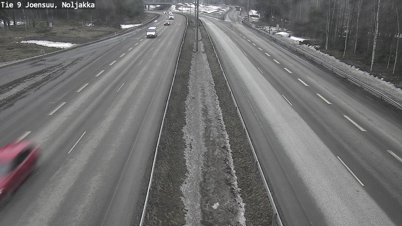 Weather Camera Image Road 9 Joensuu, Noljakka, Joensuu, Pohjois-Karjala
