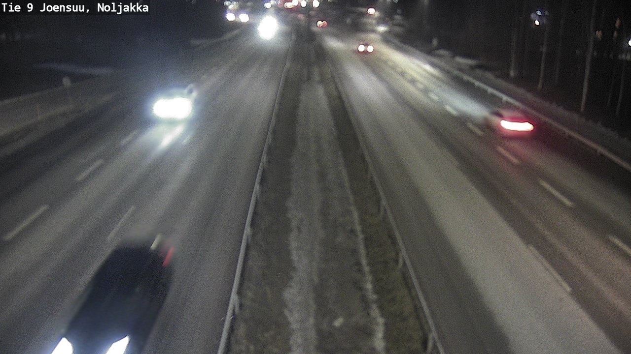 Weather Camera Image Väg 9 Joensuu, Noljakka, Joensuu, Pohjois-Karjala