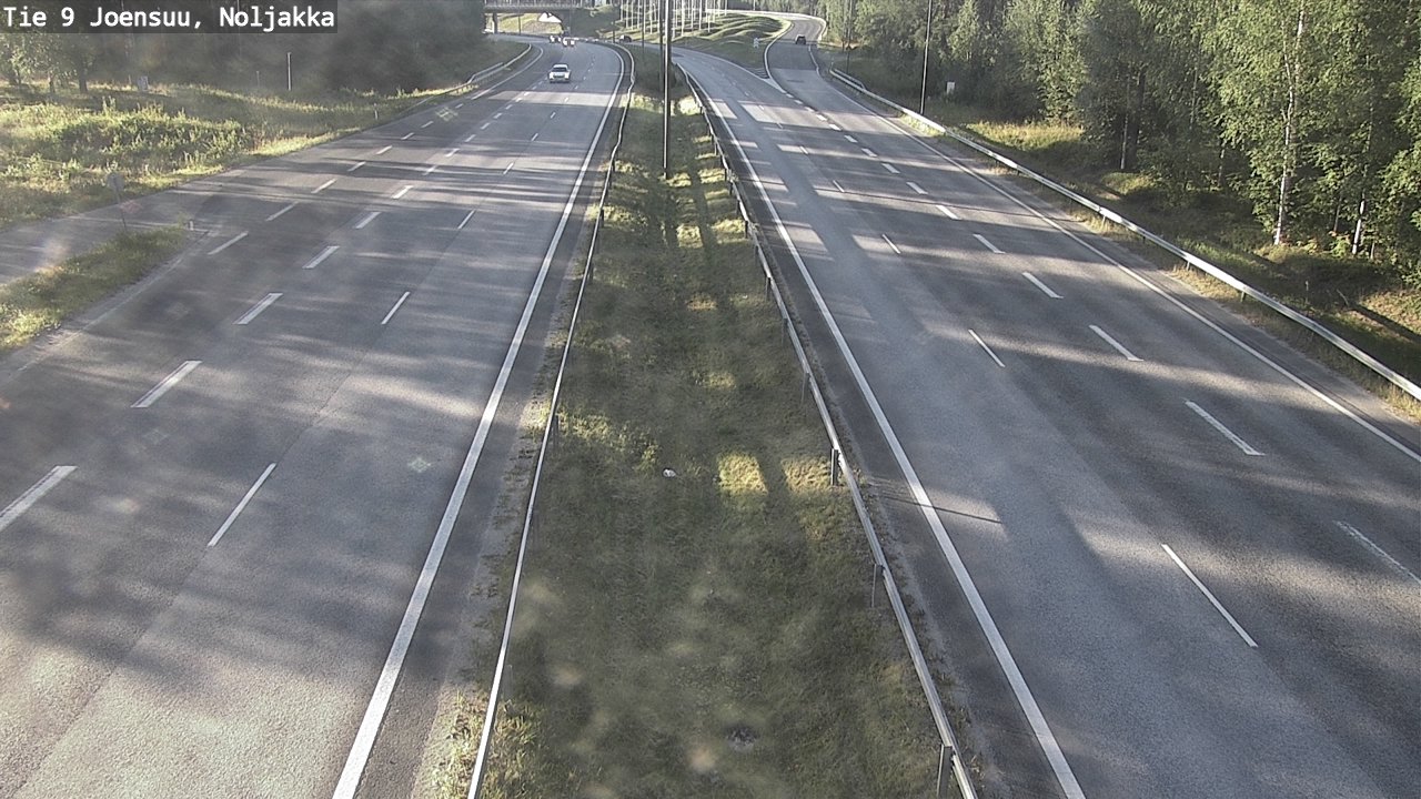 Weather Camera Image Road 9 Joensuu, Noljakka, Joensuu, Pohjois-Karjala