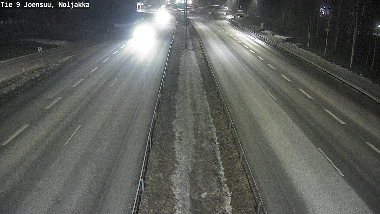 Weather Camera Image Väg 9 Joensuu, Noljakka, Joensuu, Pohjois-Karjala