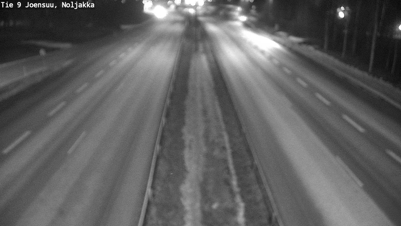 Weather Camera Image Väg 9 Joensuu, Noljakka, Joensuu, Pohjois-Karjala