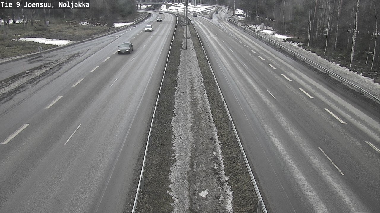 Weather Camera Image Road 9 Joensuu, Noljakka, Joensuu, Pohjois-Karjala