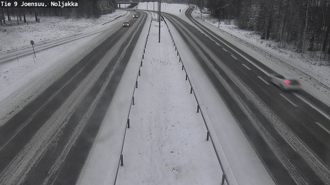 Weather Camera Image Road 9 Joensuu, Noljakka, Joensuu, Pohjois-Karjala