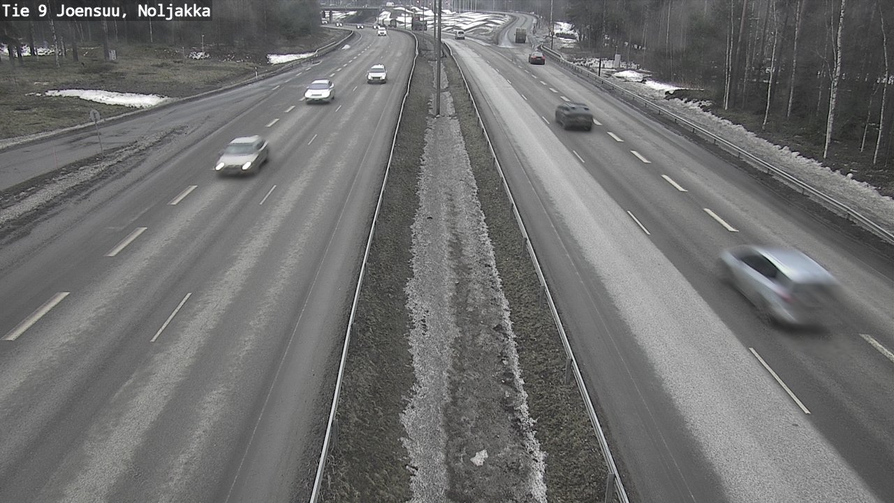 Weather Camera Image Road 9 Joensuu, Noljakka, Joensuu, Pohjois-Karjala