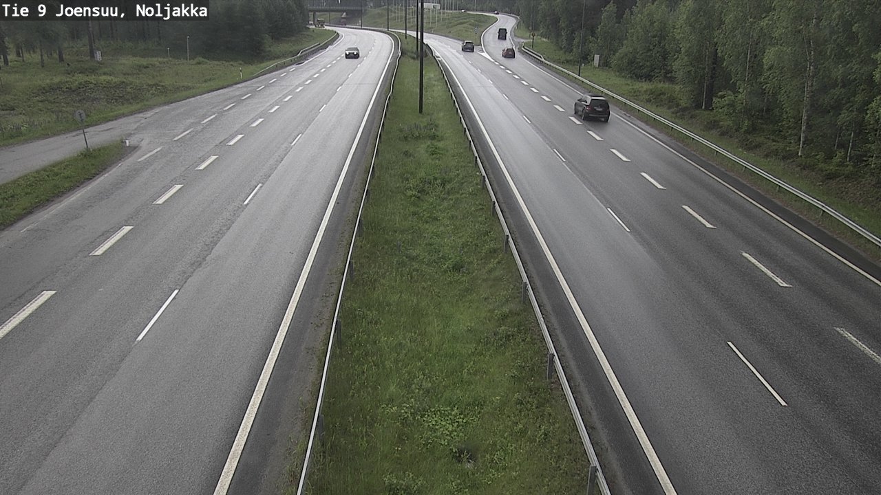 Weather Camera Image Road 9 Joensuu, Noljakka, Joensuu, Pohjois-Karjala