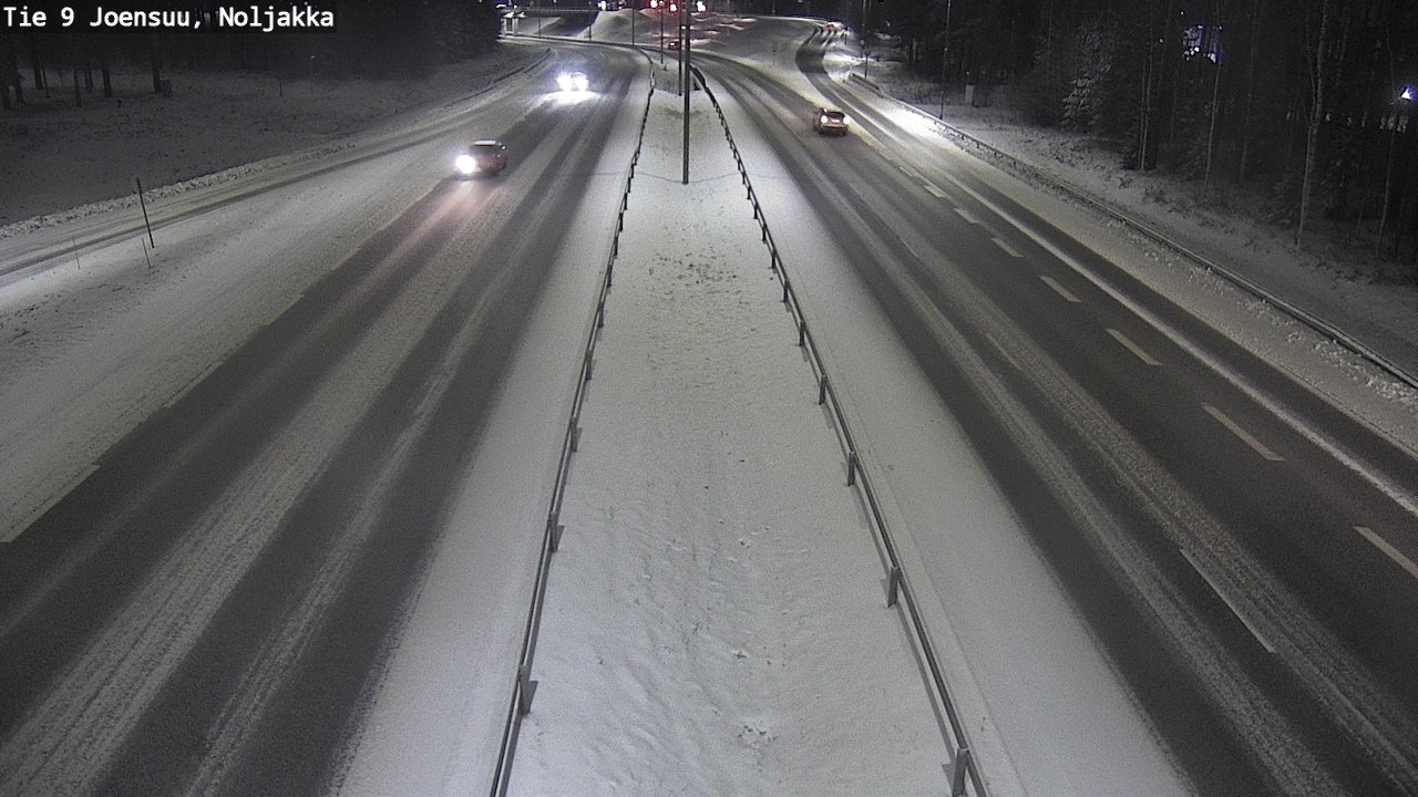 Weather Camera Image Road 9 Joensuu, Noljakka, Joensuu, Pohjois-Karjala