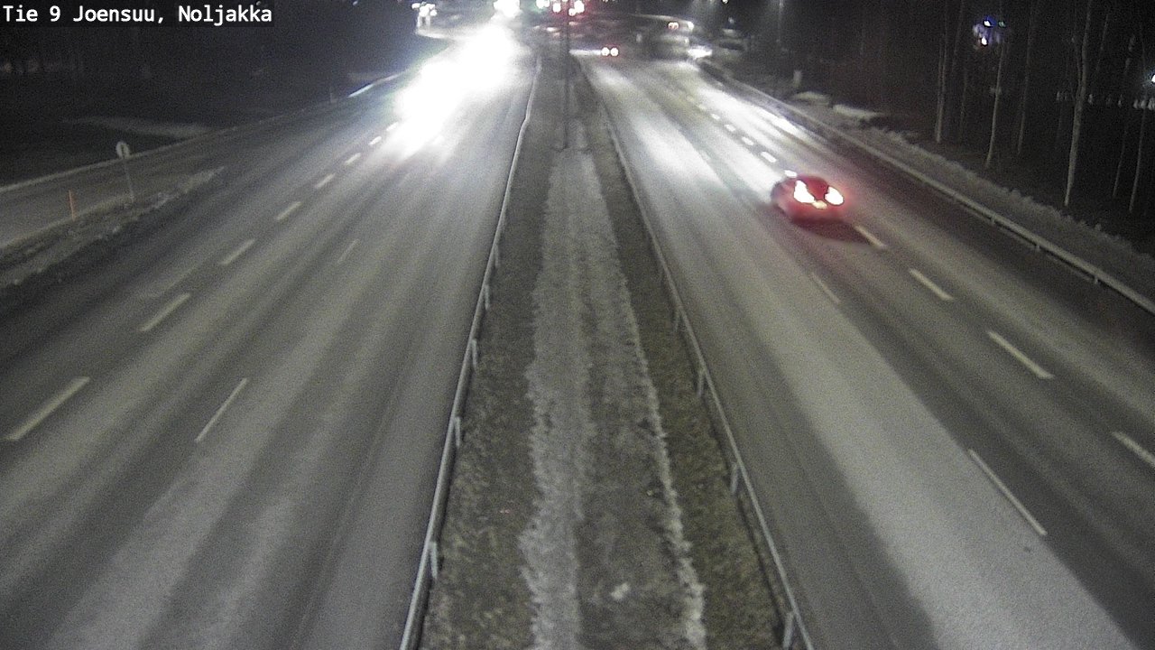 Weather Camera Image Väg 9 Joensuu, Noljakka, Joensuu, Pohjois-Karjala