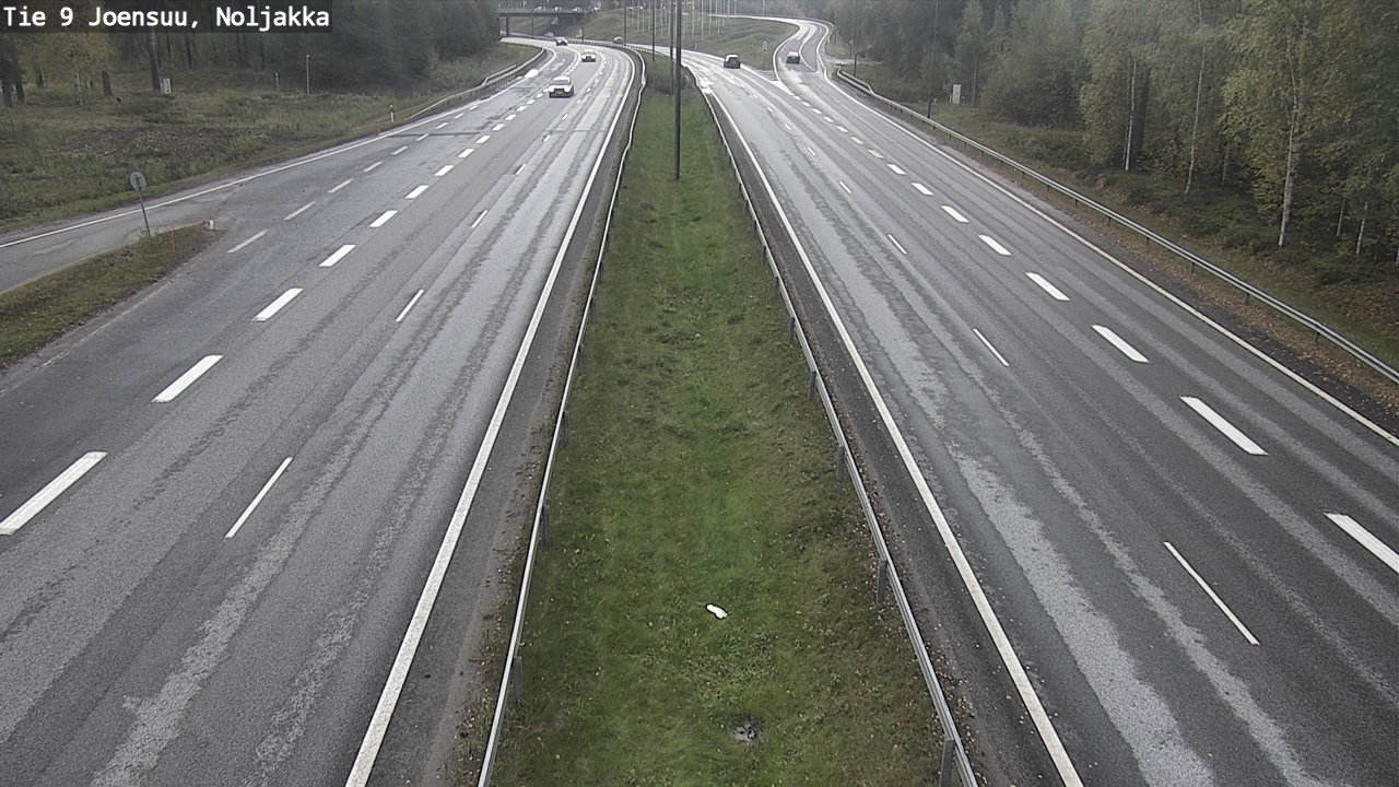Weather Camera Image Väg 9 Joensuu, Noljakka, Joensuu, Pohjois-Karjala