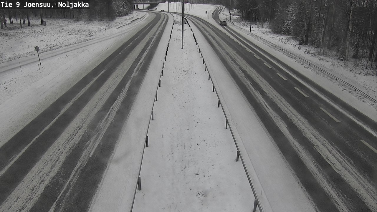 Weather Camera Image Road 9 Joensuu, Noljakka, Joensuu, Pohjois-Karjala