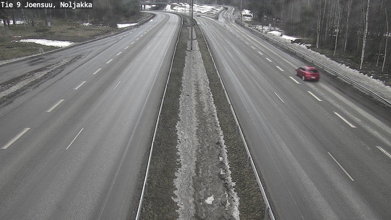 Weather Camera Image Road 9 Joensuu, Noljakka, Joensuu, Pohjois-Karjala