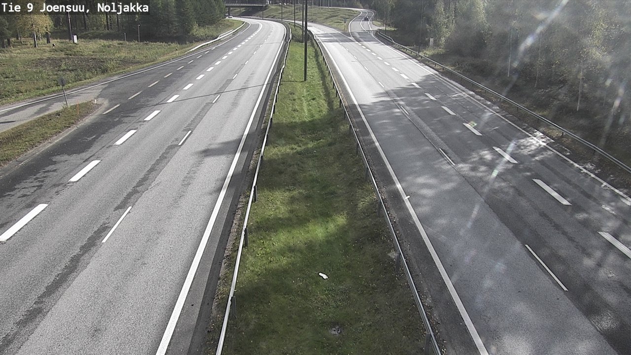 Weather Camera Image Väg 9 Joensuu, Noljakka, Joensuu, Pohjois-Karjala