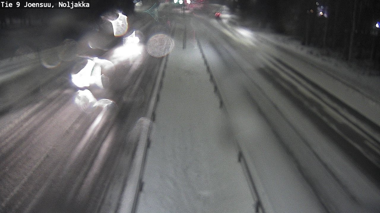 Weather Camera Image Road 9 Joensuu, Noljakka, Joensuu, Pohjois-Karjala