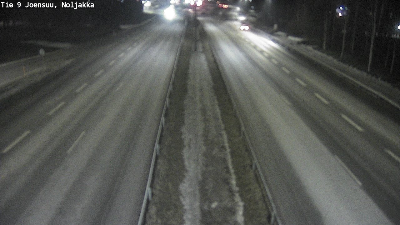 Weather Camera Image Väg 9 Joensuu, Noljakka, Joensuu, Pohjois-Karjala