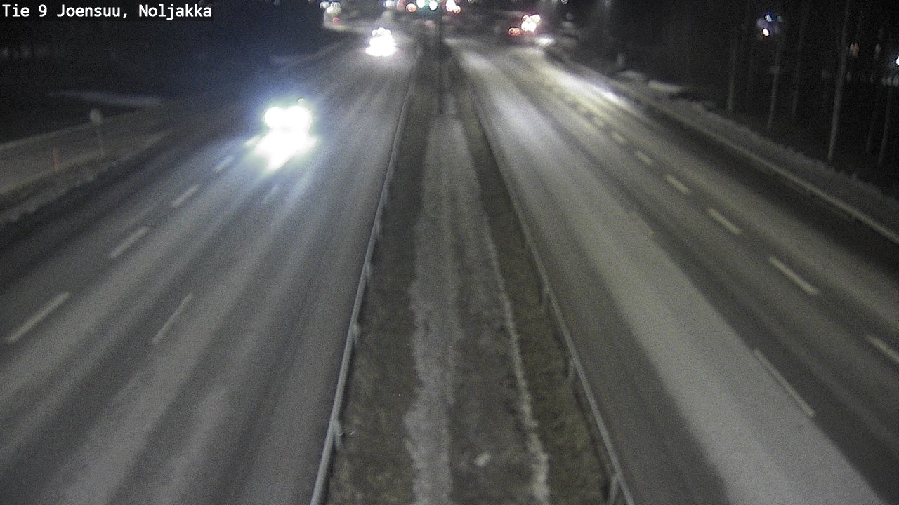 Weather Camera Image Väg 9 Joensuu, Noljakka, Joensuu, Pohjois-Karjala