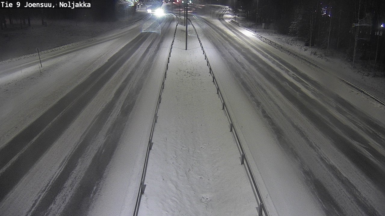 Weather Camera Image Road 9 Joensuu, Noljakka, Joensuu, Pohjois-Karjala