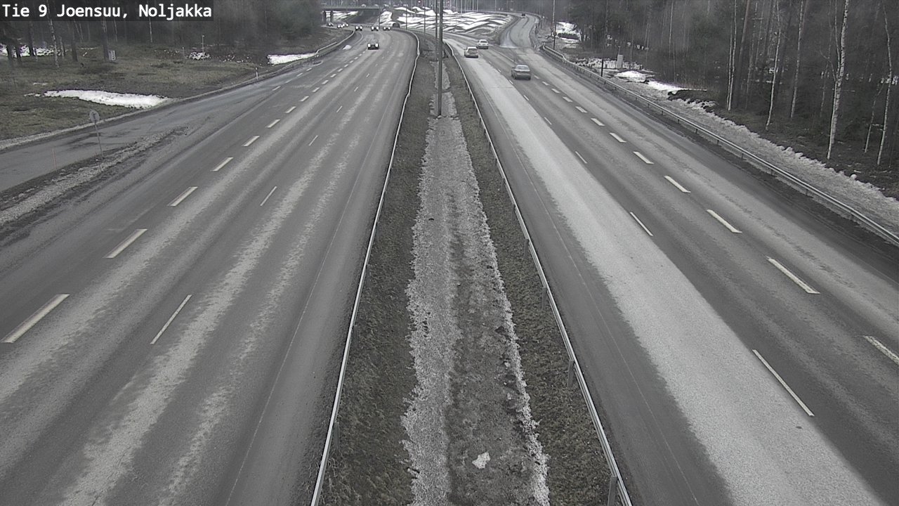 Weather Camera Image Road 9 Joensuu, Noljakka, Joensuu, Pohjois-Karjala
