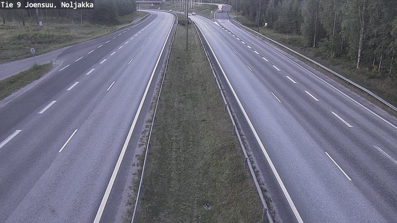 Weather Camera Image Road 9 Joensuu, Noljakka, Joensuu, Pohjois-Karjala