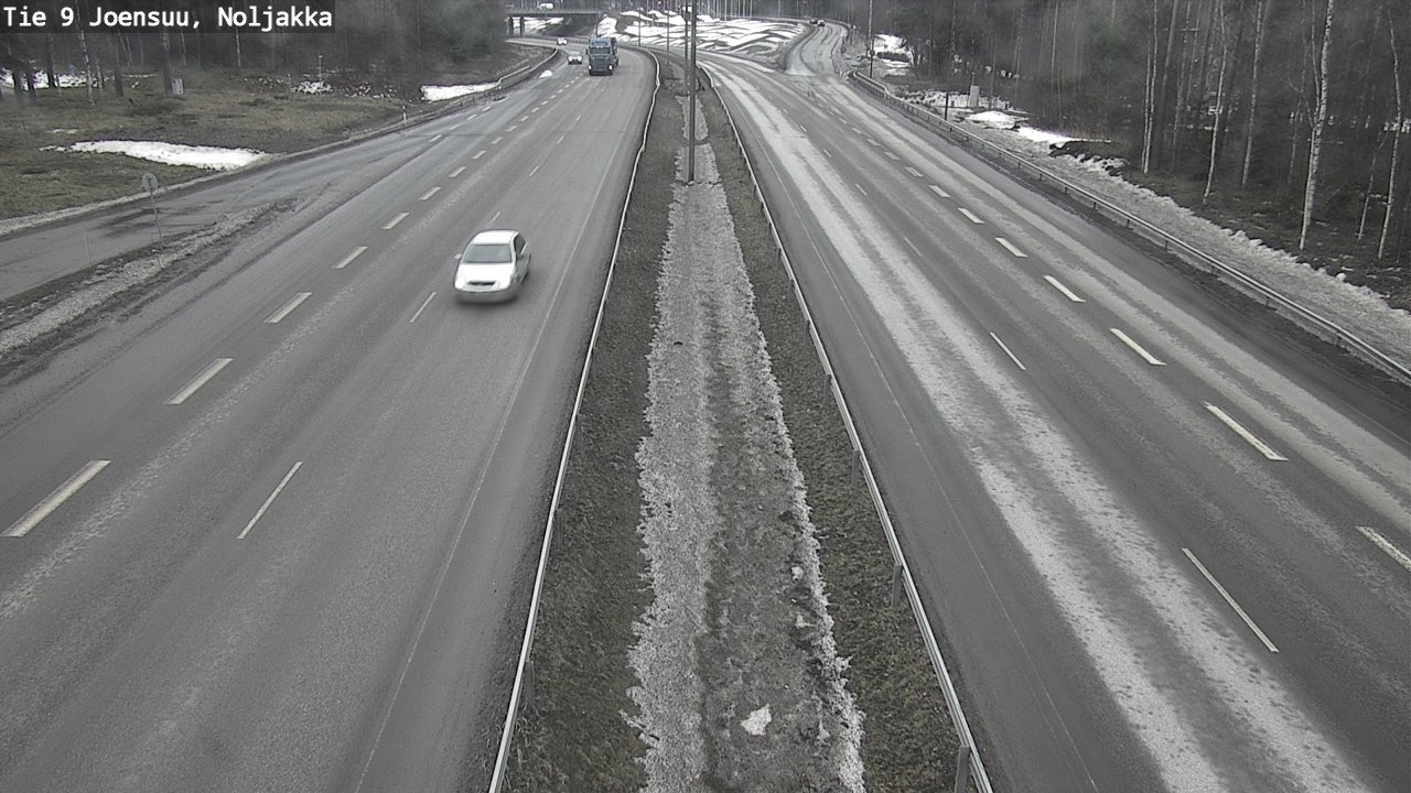 Weather Camera Image Road 9 Joensuu, Noljakka, Joensuu, Pohjois-Karjala