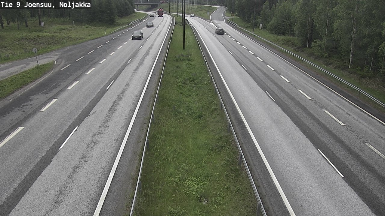 Weather Camera Image Road 9 Joensuu, Noljakka, Joensuu, Pohjois-Karjala
