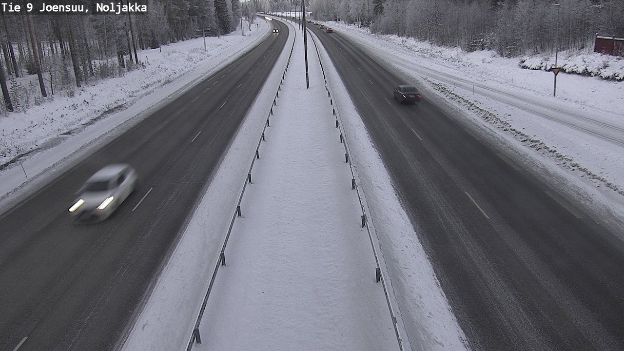 Weather Camera Image Road 9 Joensuu, Noljakka, Joensuu, Pohjois-Karjala