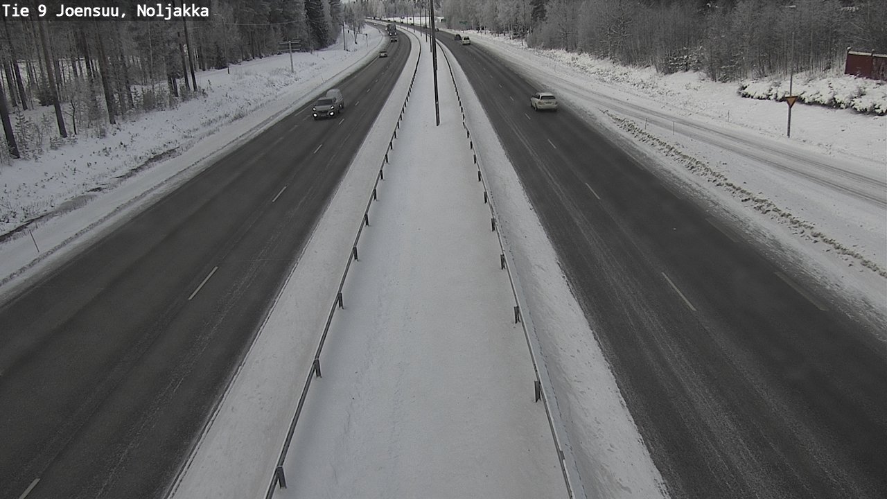 Weather Camera Image Road 9 Joensuu, Noljakka, Joensuu, Pohjois-Karjala