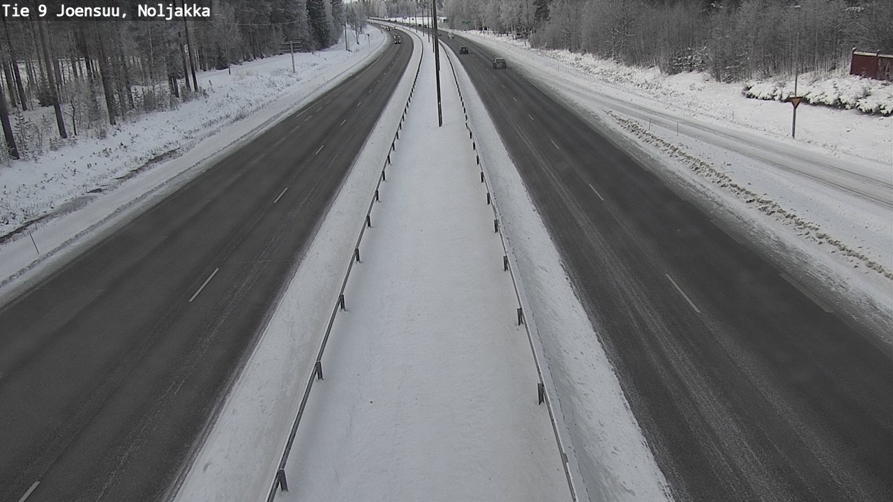 Weather Camera Image Road 9 Joensuu, Noljakka, Joensuu, Pohjois-Karjala