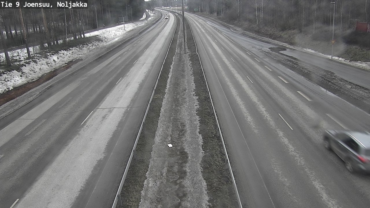 Weather Camera Image Road 9 Joensuu, Noljakka, Joensuu, Pohjois-Karjala