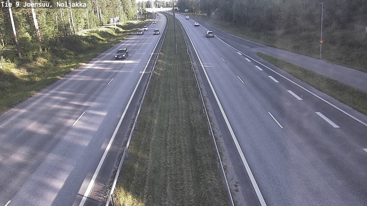 Weather Camera Image Road 9 Joensuu, Noljakka, Joensuu, Pohjois-Karjala