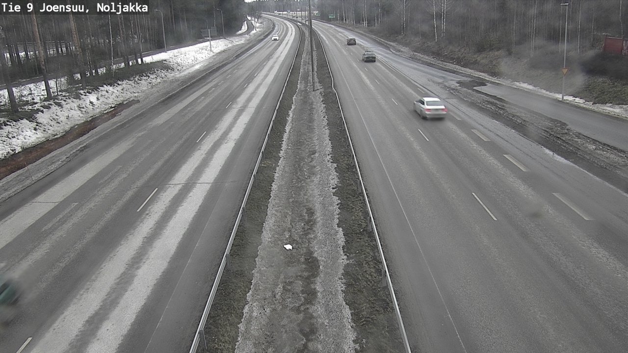 Weather Camera Image Road 9 Joensuu, Noljakka, Joensuu, Pohjois-Karjala