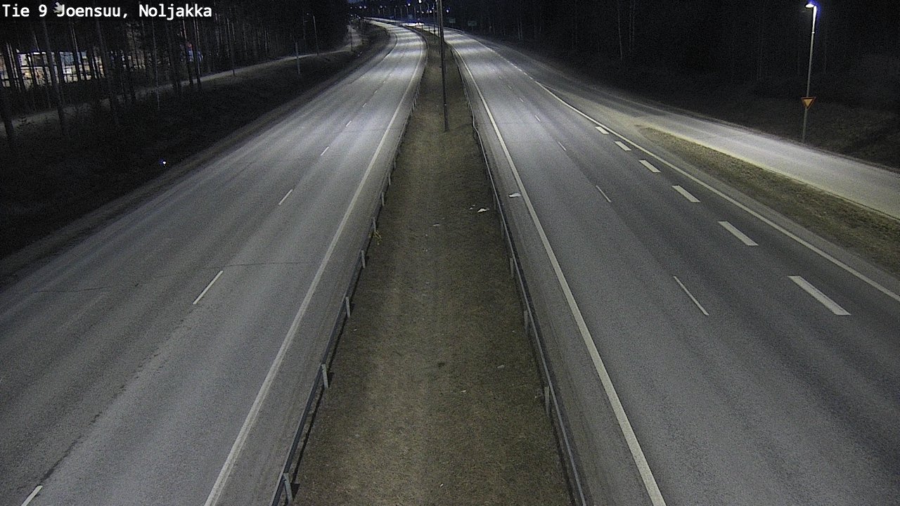 Weather Camera Image Road 9 Joensuu, Noljakka, Joensuu, Pohjois-Karjala
