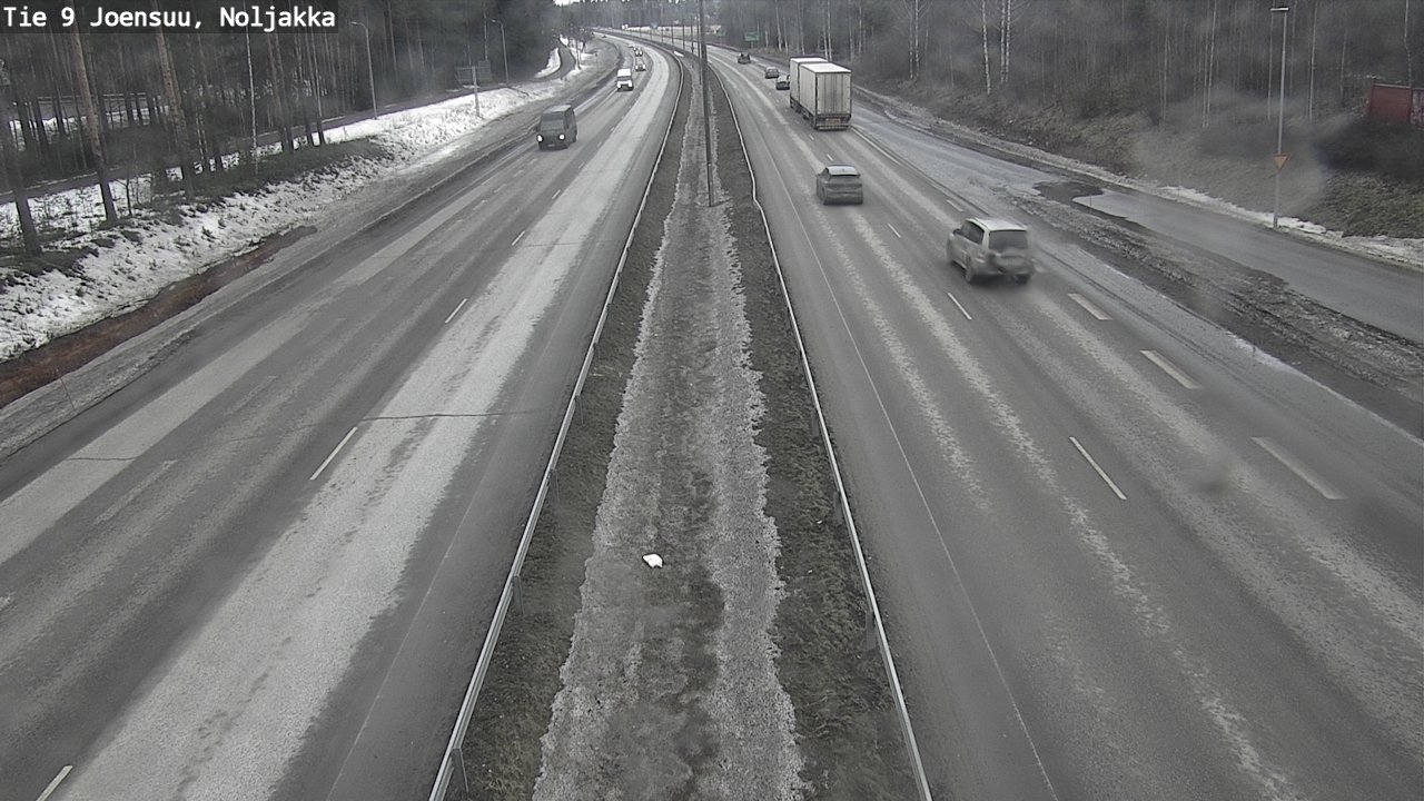 Weather Camera Image Road 9 Joensuu, Noljakka, Joensuu, Pohjois-Karjala