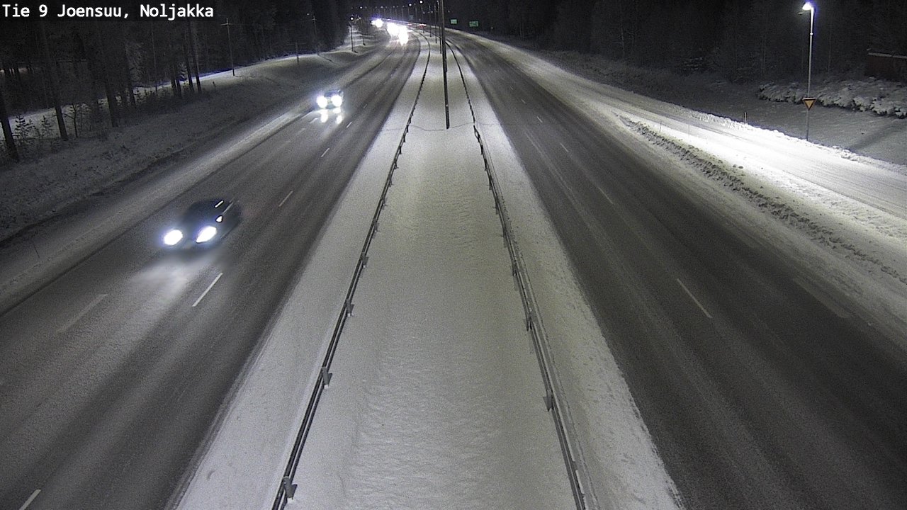 Weather Camera Image Road 9 Joensuu, Noljakka, Joensuu, Pohjois-Karjala