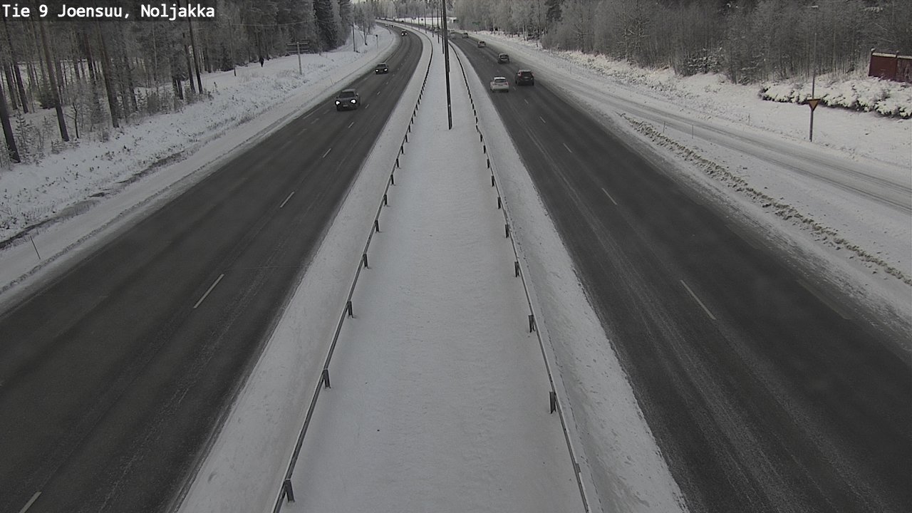 Weather Camera Image Road 9 Joensuu, Noljakka, Joensuu, Pohjois-Karjala