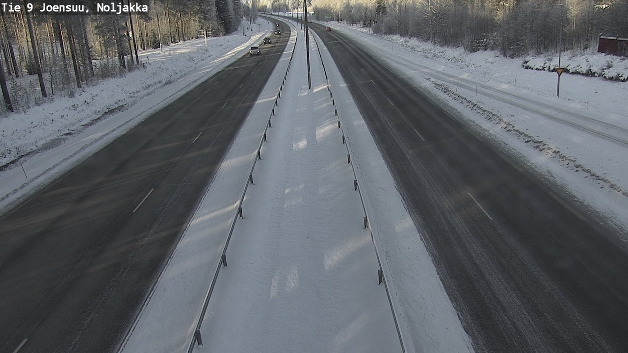 Weather Camera Image Road 9 Joensuu, Noljakka, Joensuu, Pohjois-Karjala